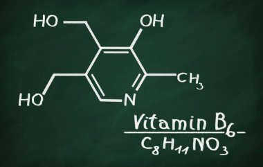 B6 vitamini yapısal modeli