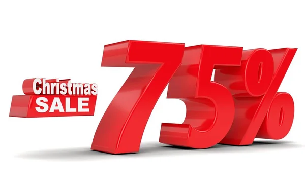 Christmas sale. Discount seventy five percent off