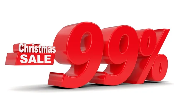 Χριστούγεννα πώληση. Έκπτωση ενενήντα εννέα τοις εκατό off — Φωτογραφία Αρχείου