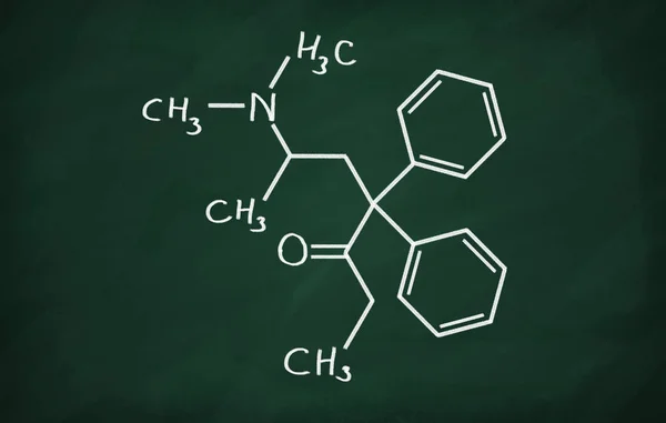 Structurele model van methadon — Stockfoto