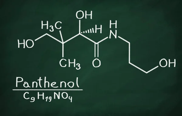 Strukturmodell von Panthenol — Stockfoto