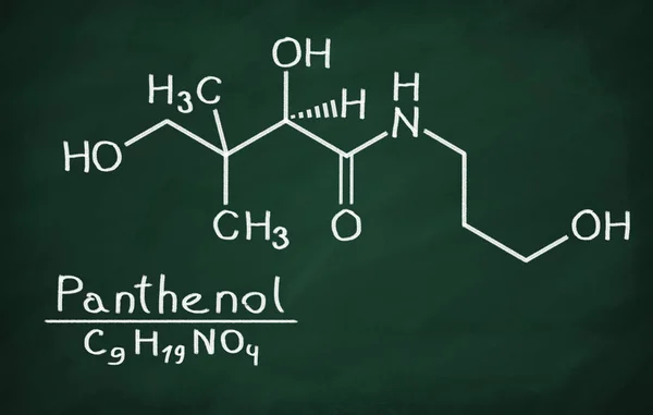 Structural model of Panthenol — Stock Photo, Image