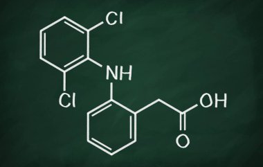 Diklofenak yapısal modeli