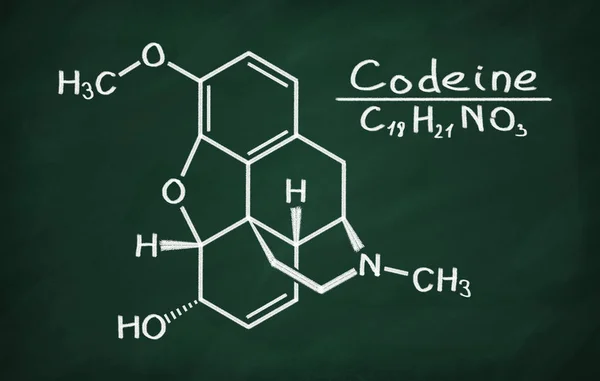 Structural model of Codeine — Stock Photo, Image