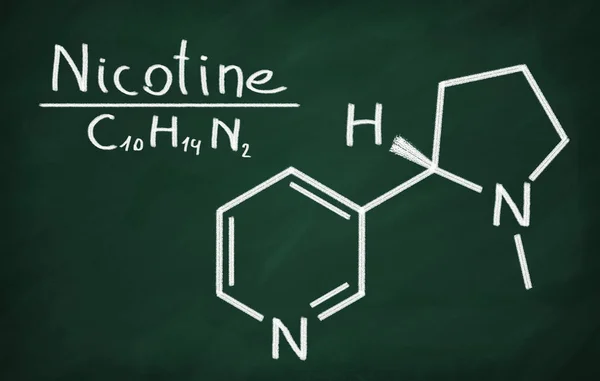 Structural model of Nicotine — Stock Photo, Image