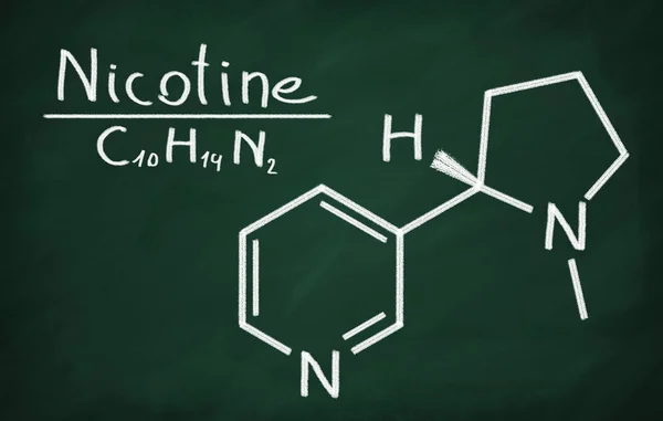 Structurele model van Nicotine — Stockfoto