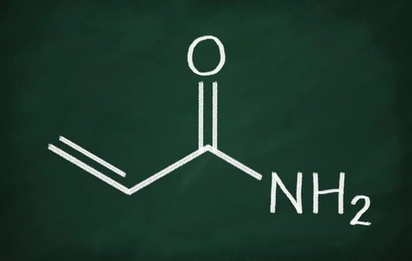 Structurele model van Acrylamide — Stockfoto