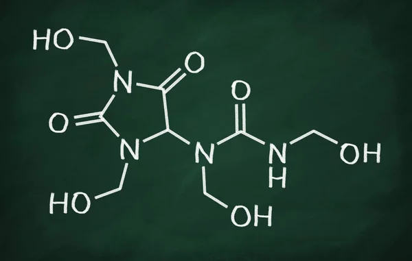 Yapısal model Diazolidinyl üre — Stok fotoğraf