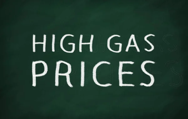 Prezzi elevati del gas — Foto Stock