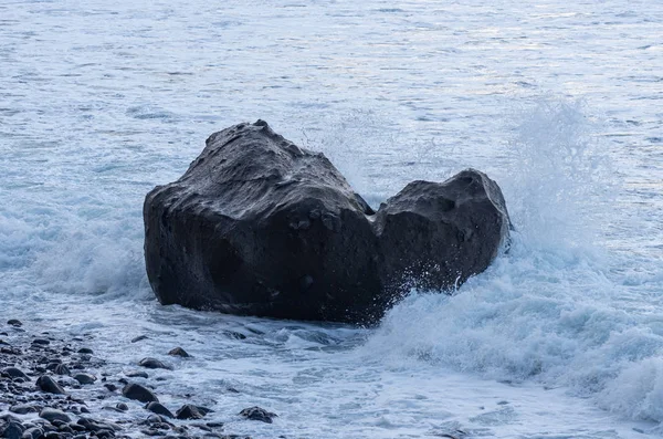 Stoned beach in Madeira — Stock Photo, Image
