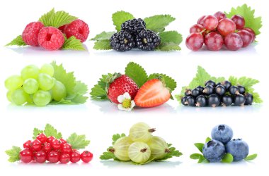 Çilek üzüm çilek yaban mersini berry orga Koleksiyonu