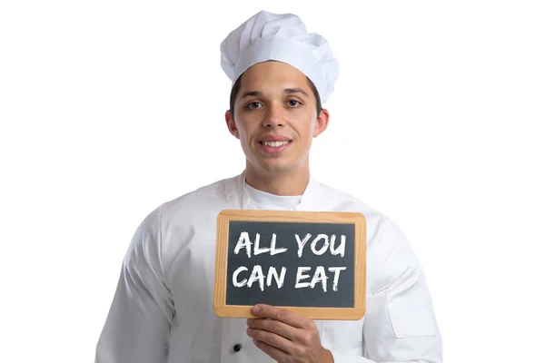 All you can eat buffet eating lunch dinner restaurant food cook — Stock Photo, Image