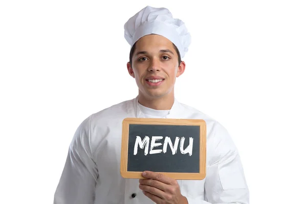 Menyn styrelsen kortet äta lunch middag restaurang mat kock Matlagning — Stockfoto
