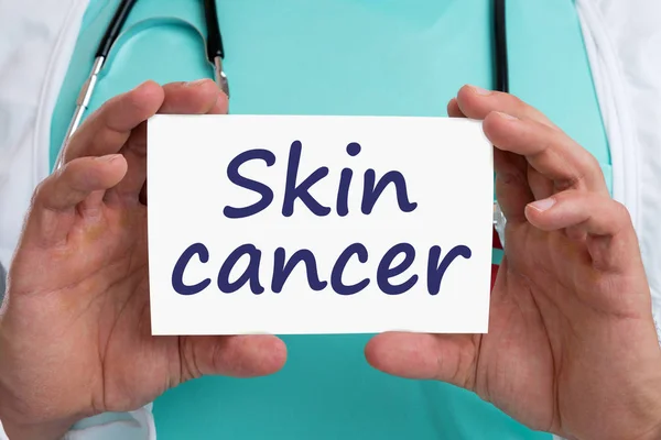 Huid kanker bewustzijn ziekte ziek ziekte gezondheid arts — Stockfoto