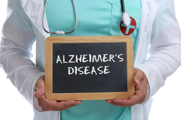 Alzheimers ziekte Alzheimer Alzheimer ziek ziekte gezond hea — Stockfoto