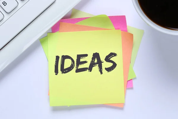 Ideas idea success growth creativity creative desk — Stock Photo, Image