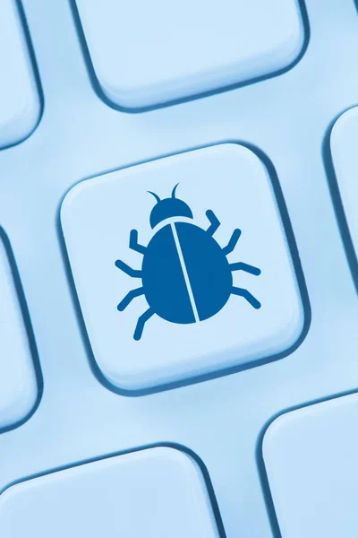Bilgisayar virüs Trojan ağ online güvenlik internet — Stok fotoğraf