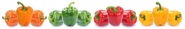 Színes paprika paprika paprika paprika növényi élelmiszer iso — Stock Fotó