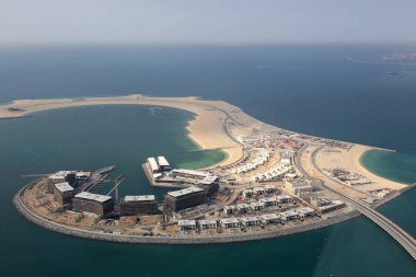 Dubai Daria Island hava görünümünü fotoğraf