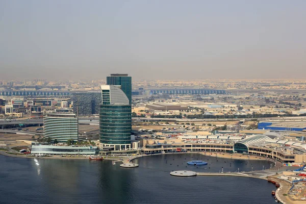 Dubai Festival Ciudad vista aérea fotografía — Foto de Stock