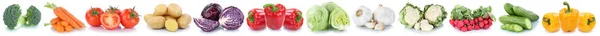 Zelenina mrkev rajčata papriky okurkový salát Zeleninové plodiny — Stock fotografie
