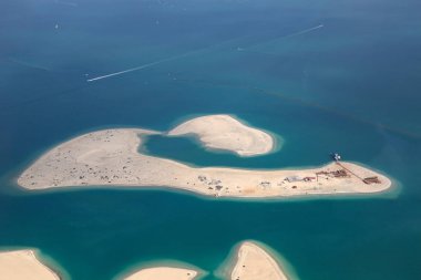 Dubai Dünya Clarence Ada'ya havadan görünümü fotoğraf