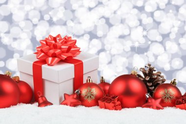 Noel hediye Hediyeler topları dekorasyon kar yıldız boşaltmak