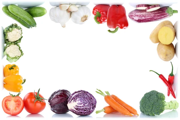Gemüse Karotten frische Lebensmittel Gemüse Tomaten Paprika fra — Stockfoto
