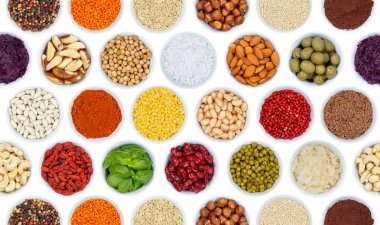 Baharat ve otlar sebze fındık kökenli topluluğu bir