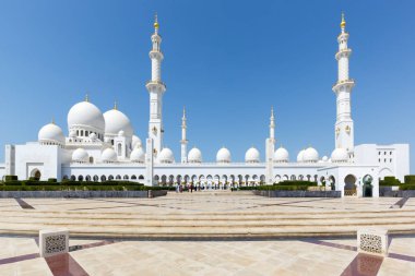 Sheikh Zayed Grand Camii Abu Dhabi Minare Birleşik Arap Emirliği