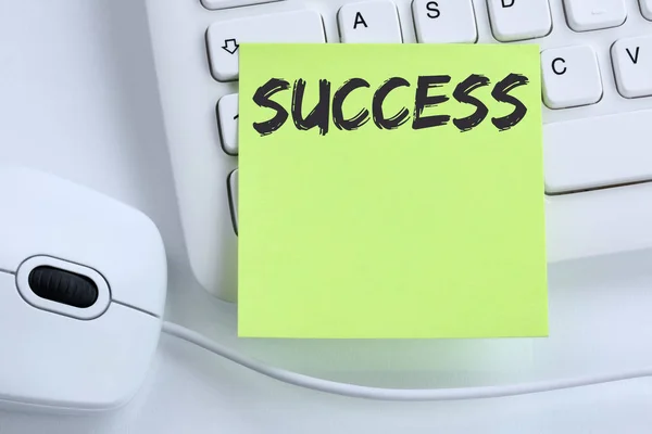 Éxito exitoso carrera negocio concepto liderazgo ratón —  Fotos de Stock