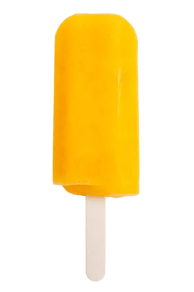 冰棒橙柠檬冰淇淋棒糖冰淇淋夏季冰淇淋 — 图库照片
