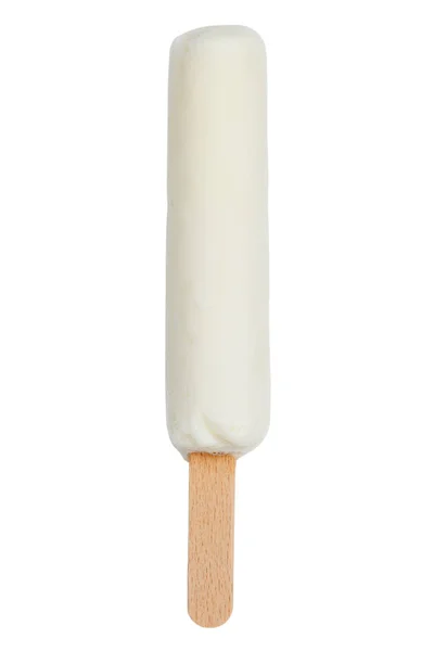 Sorvete em um verão de sorvete de sorvete de leite de pau isolado em — Fotografia de Stock
