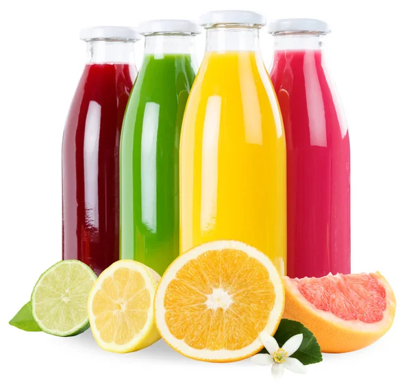 Smoothie jus de fruits smoothies aux fruits d'orange en carré bouteille est — Photo