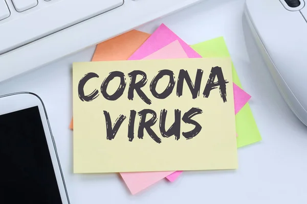 Coronavirus Corona Virus Utbrott Sjukdom Appoinment Läkare Sjuk Sjukdom Skrivbord — Stockfoto