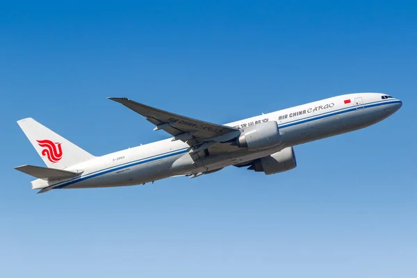 Frankfurt Alemania Abril 2020 Air China Cargo Boeing 777F Avión — Foto de Stock