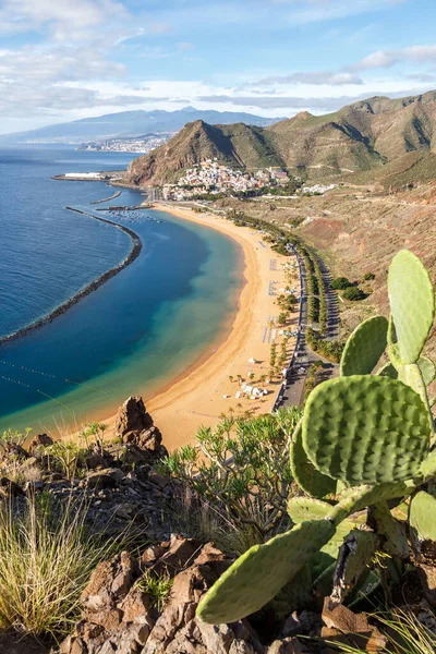 Tenerife Spiaggia Teresitas Isole Canarie Acqua Mare Spagna Viaggi Formato — Foto Stock