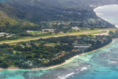 Praslin, Seyşeller 7 Şubat 2020 'de Seyşeller' deki Praslin havaalanında (PRI).