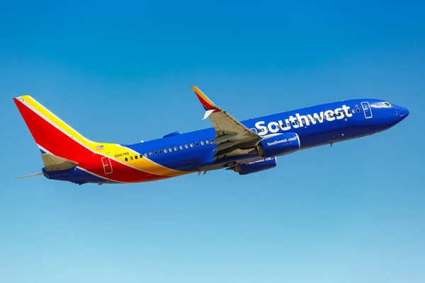 Phoenix Arizona Aprile 2019 Southwest Airlines Boeing 737 800 Aeroplano — Foto Stock