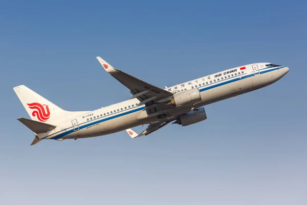 Tianjin China Septiembre 2019 Air China Boeing 737 800 Avión — Foto de Stock