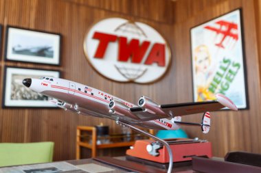 New York, Vereinigte Staaten - 29. Februar 2020 TWA Hotel Terminal auf dem Flughafen New York John F. Kennedy (JFK) in den Vereinigten Staaten.