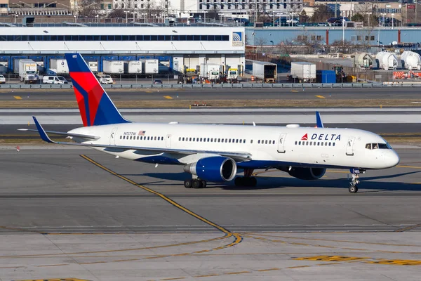 Nova York Nova York Março 2020 Delta Air Lines Boeing — Fotografia de Stock