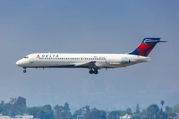 Los Angeles Califórnia Abril 2019 Delta Air Lines Avião Boeing — Fotografia de Stock