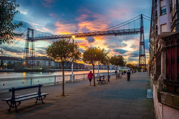 Portugalete, Bask ülke, İspanya - 15 Aralık 2015
