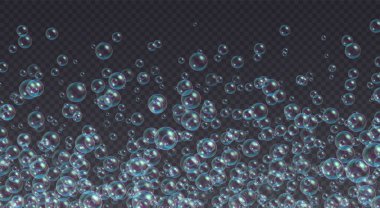 Uçan sabun köpükleri arka planda. Soyut şampuan, banyo köpüğü..