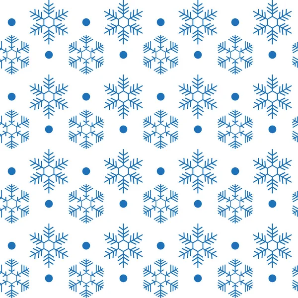 Patrón de nieve azul — Archivo Imágenes Vectoriales