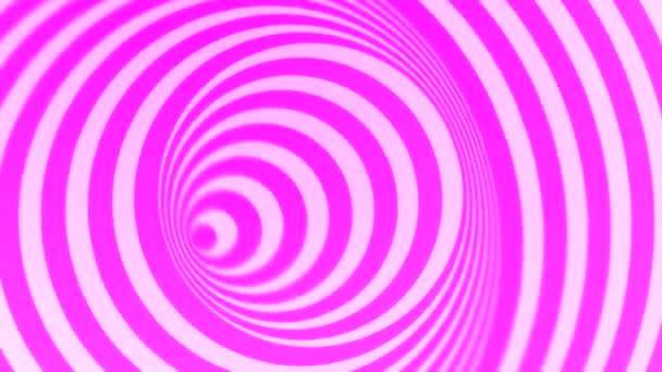 Калейдоскопическая геометрическая структура из стеклянных треугольных клеток и освещена ярким розовым светом — стоковое видео