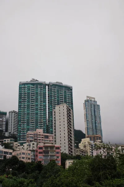 Vista Aérea Del Horizonte Urbano Ciudad — Foto de Stock