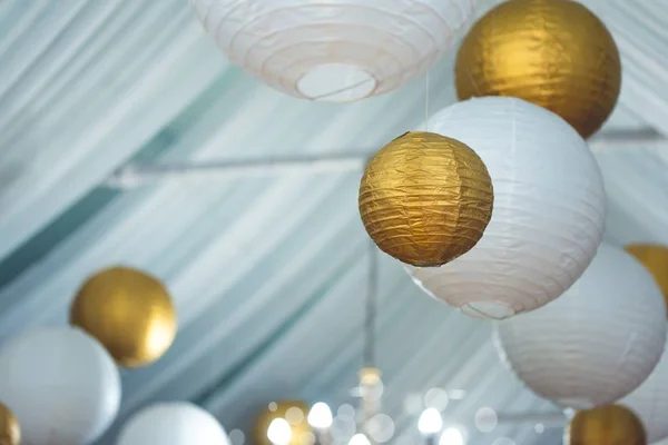 Paper ceiling lamp — Stock Photo, Image