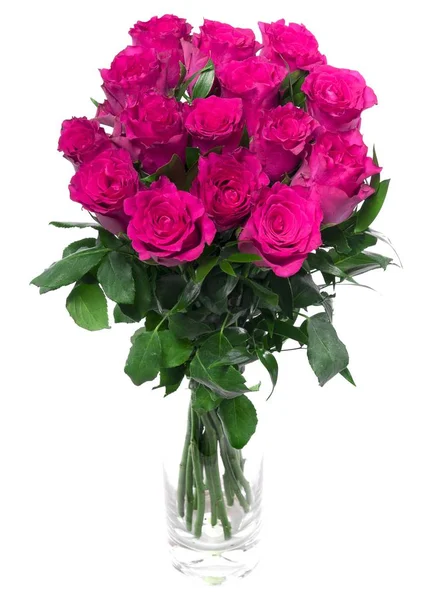漂亮的粉红色玫瑰花束 — 图库照片